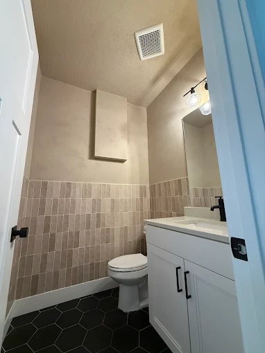 Bathroom tile and texture work